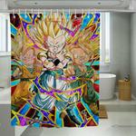 brotherhood dragonball character shower curtains 0