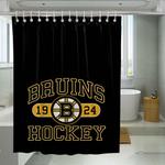 bruins hockey since 1924 shower curtains 0