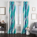 brush vaporwave cool color window curtain 0