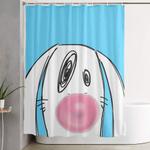 bubble gum shower curtain 0