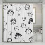 buckethats korean idol boy band shower curtains 0