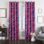 buffalo bills logo pattern window curtain 0