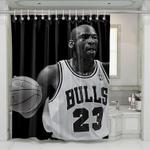 bulls legend power shower curtains 0