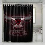 bulls windy city shower curtains 0