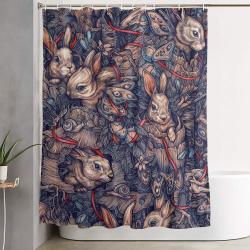 Bunnerflies Shower Curtain Set Bathroom Set For Bathroom Decor Best Gift For Friends