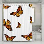 butterfly beautiful pattern shower curtains 0