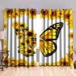 butterfly blackout curtains sunflowers cross butterfly lovers christian blackout window curtains 100 polyester 417 1079 0