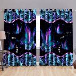 butterfly curtains butterfly and flower blackout curtains home decoration family members gift idea blackout window curtains 100 polyester 417 1079 0