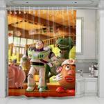 buzz and friends toy story shower curtains 0