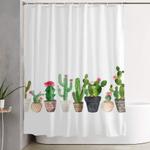 cactus shower curtain 0
