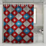 captain america stars icon marvel shower curtains 0