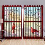 cardinal spring my mind still talks to you curtain my souls know you are at peace blackout window curtains 100 polyester 417 1079 2 0