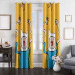 cartoon of finn adventure time window curtains 0