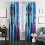 cartoon style altered carbon window curtain 0