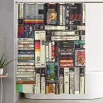 cassettes vhs games shower curtain 0