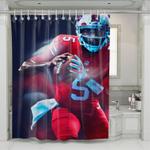 catching the ball nfl shower curtains 0