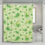 caterpie green species amoeba shower curtains 0
