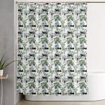 cats in the interior pattern shower curtain 0