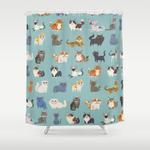 cats shower curtain 0