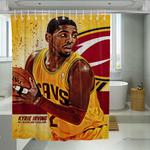 cavs kyrie irving nba player shower curtains 0