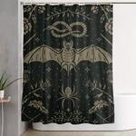 cemetery nights shower curtain 0