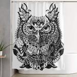 century owl shower curtain 0
