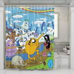 chaos adventure time jack shower curtains 0