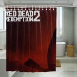 chaos night red dead redemption 2 shower curtains 0