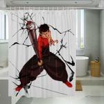 chaos white character one punch man shower curtains 0