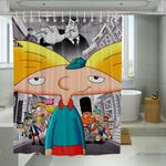 character hey aarnold animation series shower curtains 0