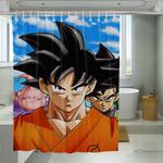 character majin buu and friend dragon ball shower curtains 0