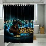 character of league of legends shower curtains 0