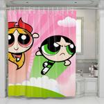 character of the powerpuff girls shower curtains 0