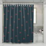 cherry christmast cake shower curtains 0