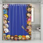 chibi character from one piece shower curtains 0