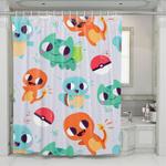 chibi species of pokemon shower curtains 0