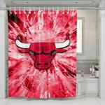 chicago bulls nba team 2 shower curtains 0