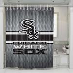 chicago white sox carbon shower curtains 0