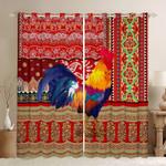 chicken farming blackout curtains chicken rooster easters day curtains chicken lovers gift kidroom decoration blackout window curtains 100 polyester 41 7 107 9 0