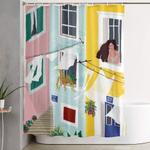 chillin shower curtain 0