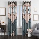 chloe we bare bears window curtains 0