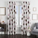 chocolate and strawberry donuts window curtain 0