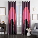 circle glow blade runner 2049 window curtains 0