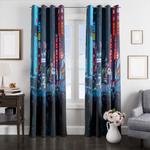 city aethetic japan vaporwave window curtains 0