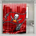 city red tampa bay buccaneers shower curtains 0