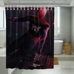 city spiderman far from home shower curtains 0