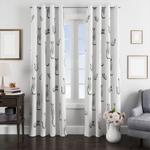 civet cats monochrome window curtain 0
