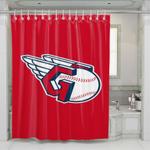 cleveland guardians shower curtains 0