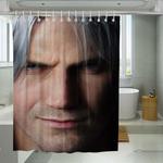 close up dante graphic devil may cry shower curtains 0