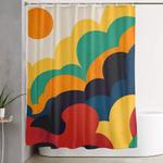 cloud nine shower curtain 0